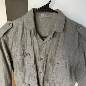 Dior Homme 2004 Hedi Slimane Military Shirt long sleeve Medium